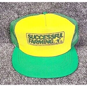 Vintage Successful Farming Mesh Trucker Baseball Hat Cap Snap Back One Size NWOT